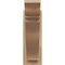 Ekena Millwork 5 1/2-in W x 16-in D x 16-in H Funston Trad Rough Cedar Woodgrain TimberThane Outlooker, Primed Tan OUTUR055X16X16FST04RCPR - alternate 6